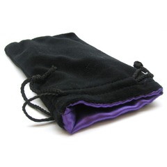 Koplow Games: Dice Bag Large Black Purple (5