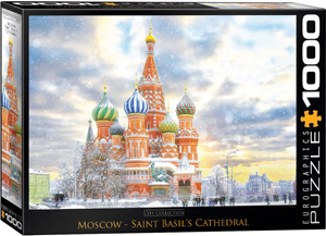 Moscow, Saint Basils Cathedral - 1000pc puzzle