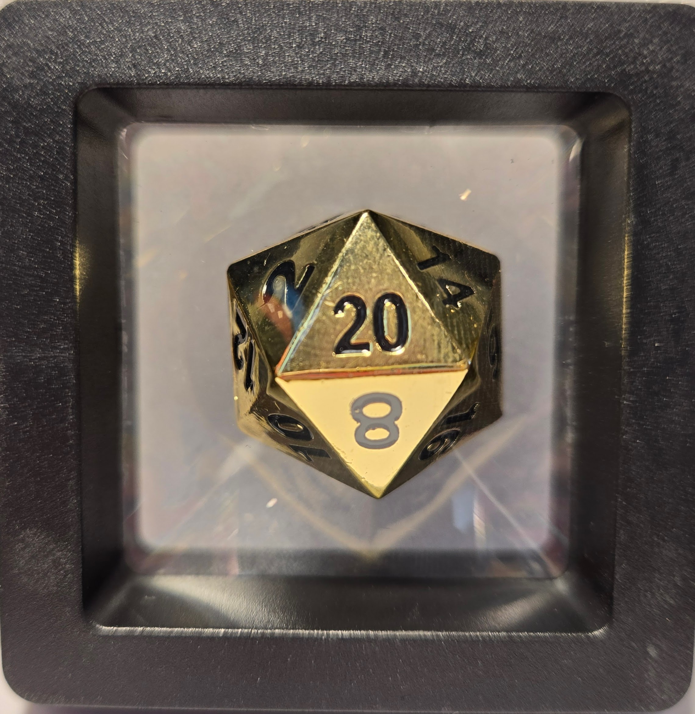 Dice: D20 22mm Heavy Metal Gold MM754