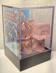 Mystery Dice Goblins: 7 Set Polyhedral Resin Rose Shimmer A-RES-SHIMMER-ROSE