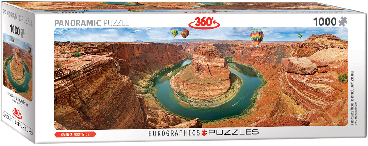Horseshoe Bend Arizona - Panoramic 1000pc puzzle
