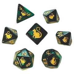 Kitty Clacks 7 Set Polyhedral: Loki