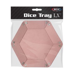 BCW Dice Tray Hexagon LX Pink 1-DT-HEX-PNK