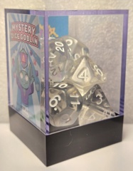 Mystery Dice Goblins: 7 Set Polyhedral Acrylic Transparent Clear A-RES-TRANS-CLEAR