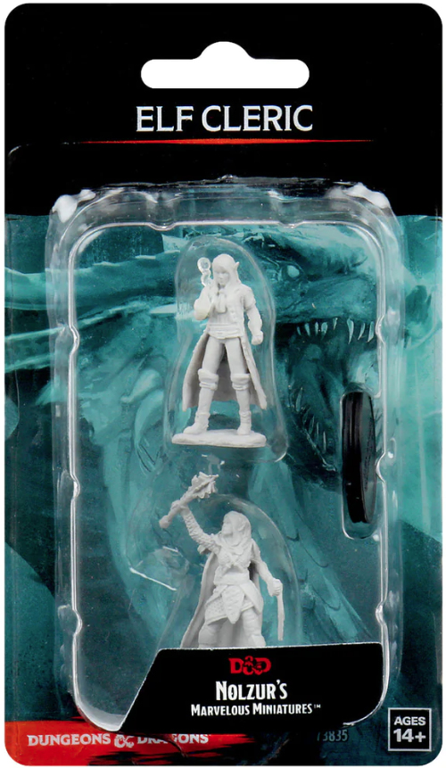 Dungeons & Dragons: Nolzurs Marvelous Miniatures: Elf Cleric (female) 73835