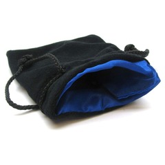 Koplow Games: Dice Bag Small Black Blue (3.75