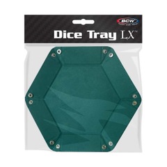 BCW Dice Tray Hexagon LX Teal 1-DT-HEX-TEL