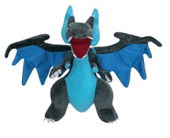 Pokemon Plush: Charizard Mega X Black Blue 9
