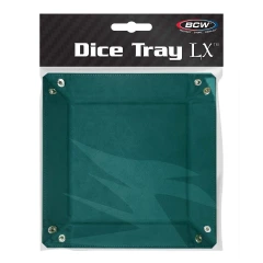 BCW Dice Tray Square LX Teal 1-DT-REC-TEL