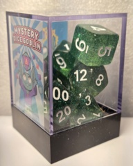 Mystery Dice Goblins: 7 Set Polyhedral Resin Jade Shimmer A-RES-SHIMMER-JADE