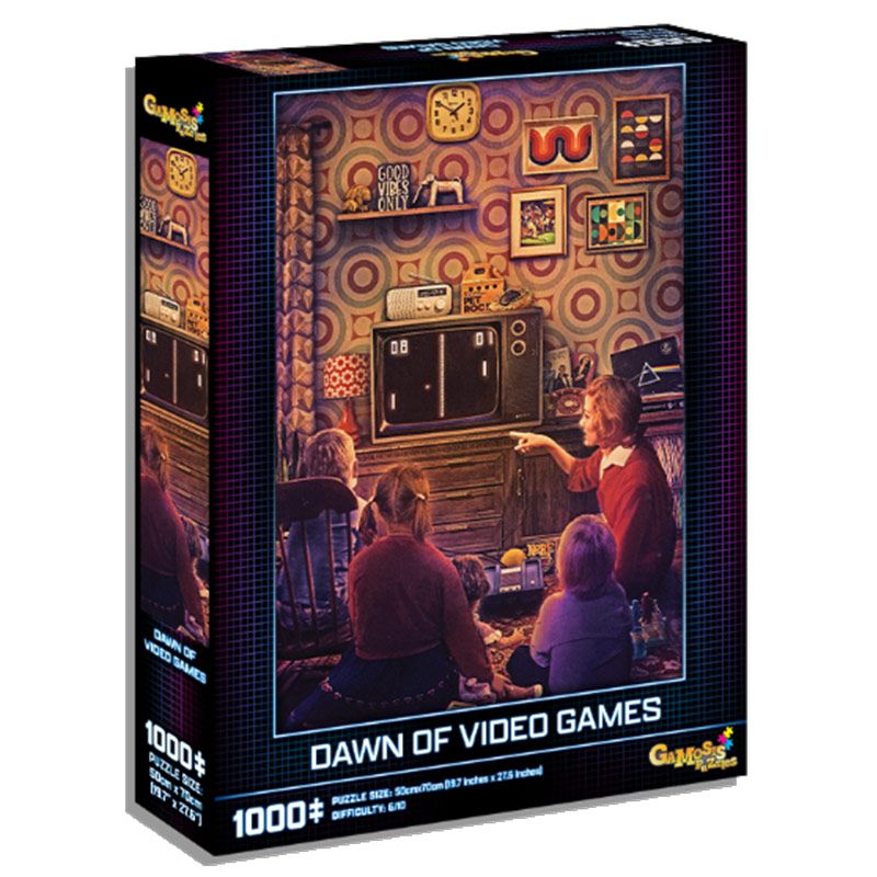 Dawn of Video Games 1000pc puzzle
