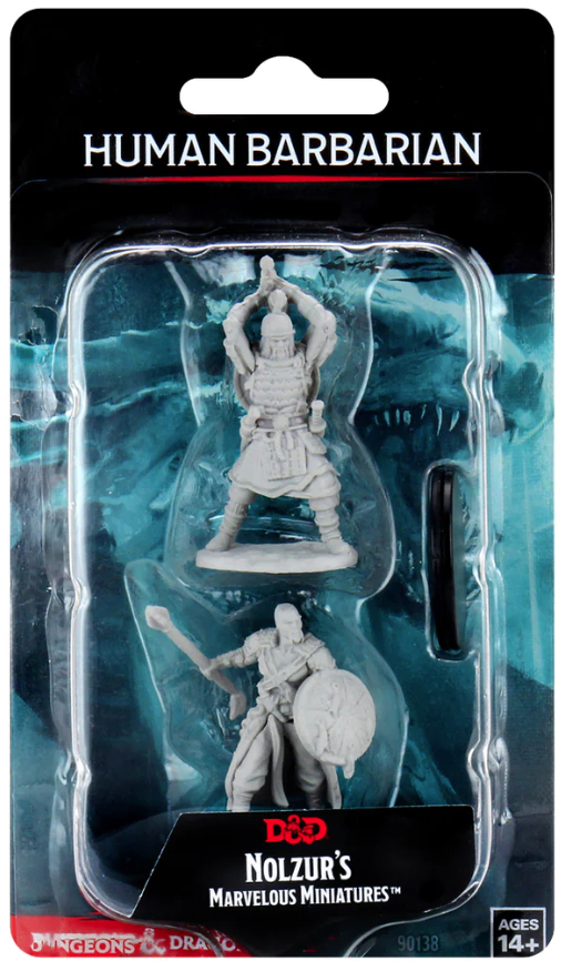 Dungeons & Dragons: Nolzurs Marvelous Miniatures: Human Barbarian (male) 90138
