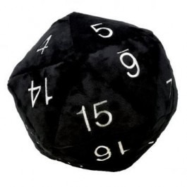 Ultra Pro D20 Jumbo Plush Black 85335