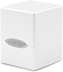 Ultra Pro Deck Box: Satin Cube Arctic White 15584