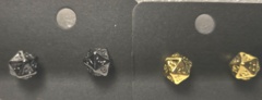 D20 Metal Stud Earrings MM701