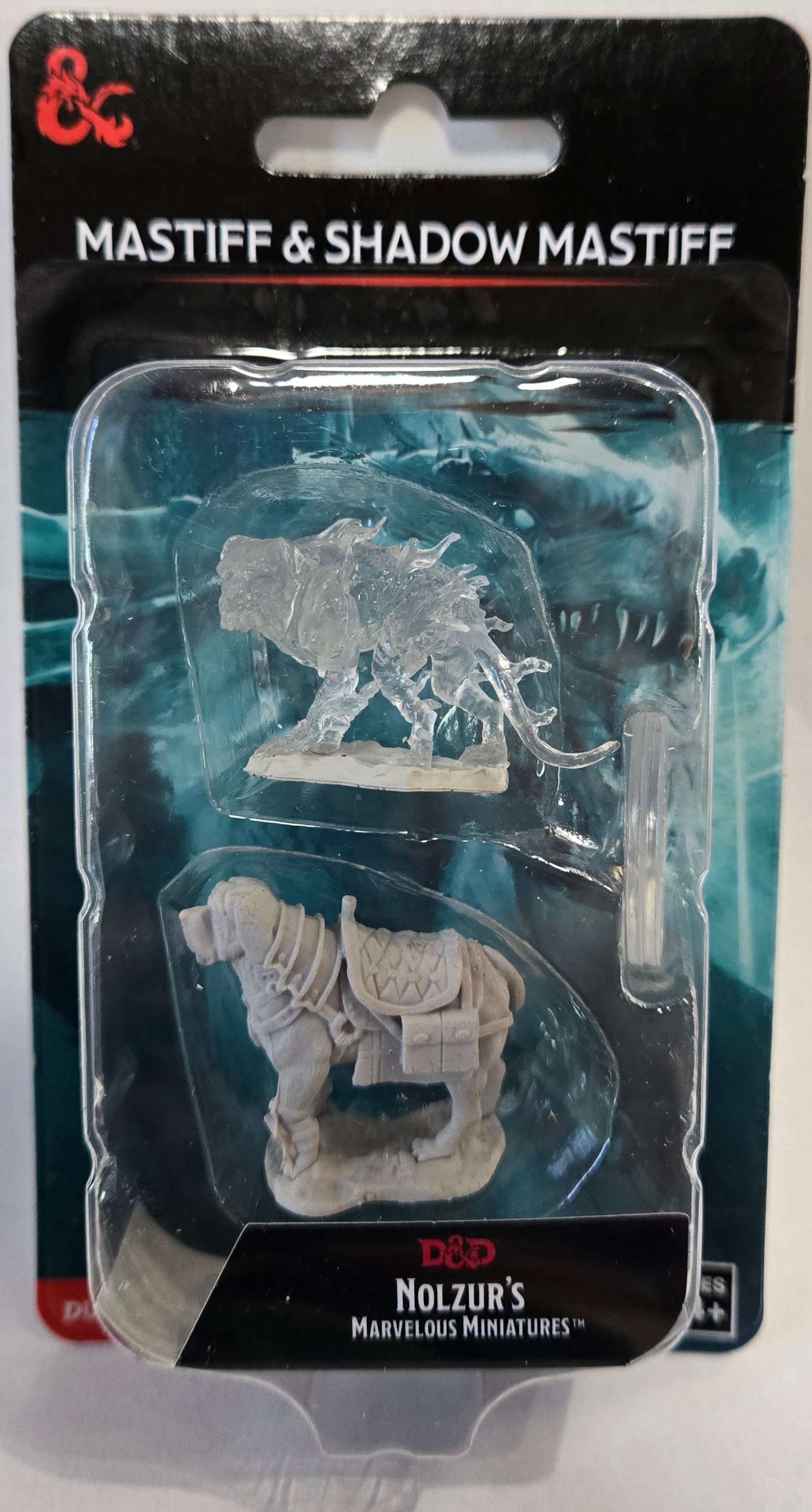Dungeons & Dragons: Nolzurs Marvelous Miniatures: Mastiff & Shadow Mastiff  90017