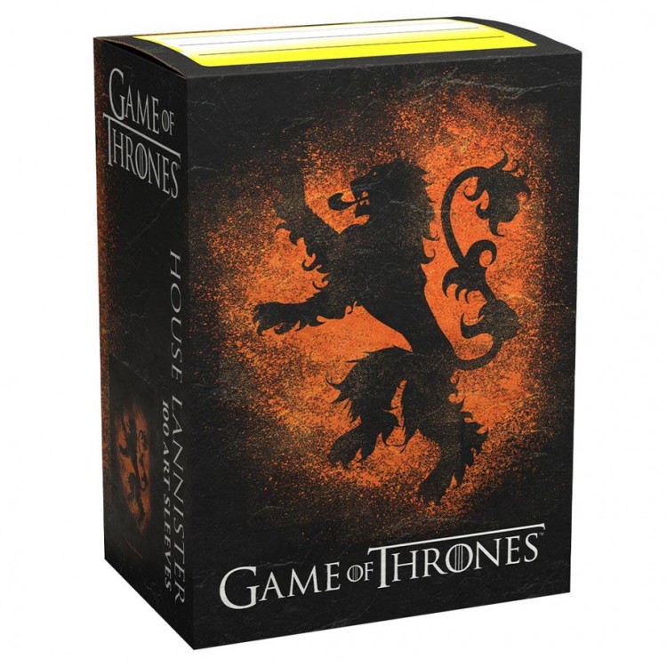 Dragon Shield Sleeves: Brushed Art GoT House Lannister AT-16030