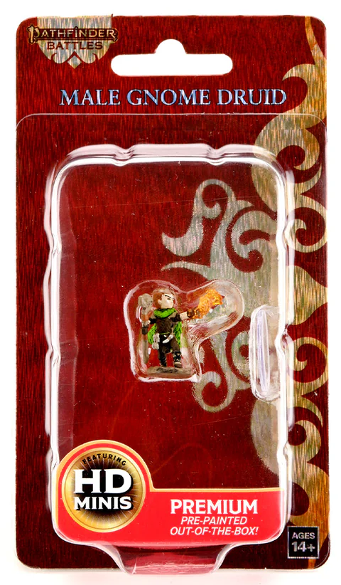 Pathfinder: Premium Pre-Painted Gnome Druid (male) 77516