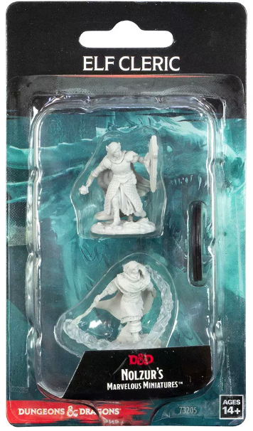 Dungeons & Dragons: Nolzurs Marvelous Miniatures: Elf Cleric (male) 73347