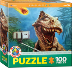 Dino Selfie Kids - 100 pc puzzle