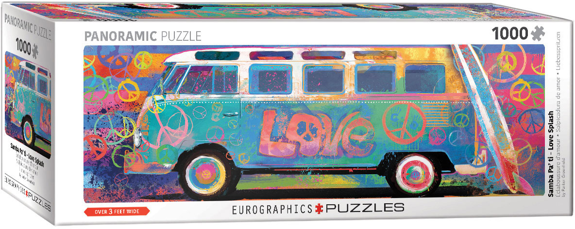 Love Splash Panoramic - 1000pc puzzle