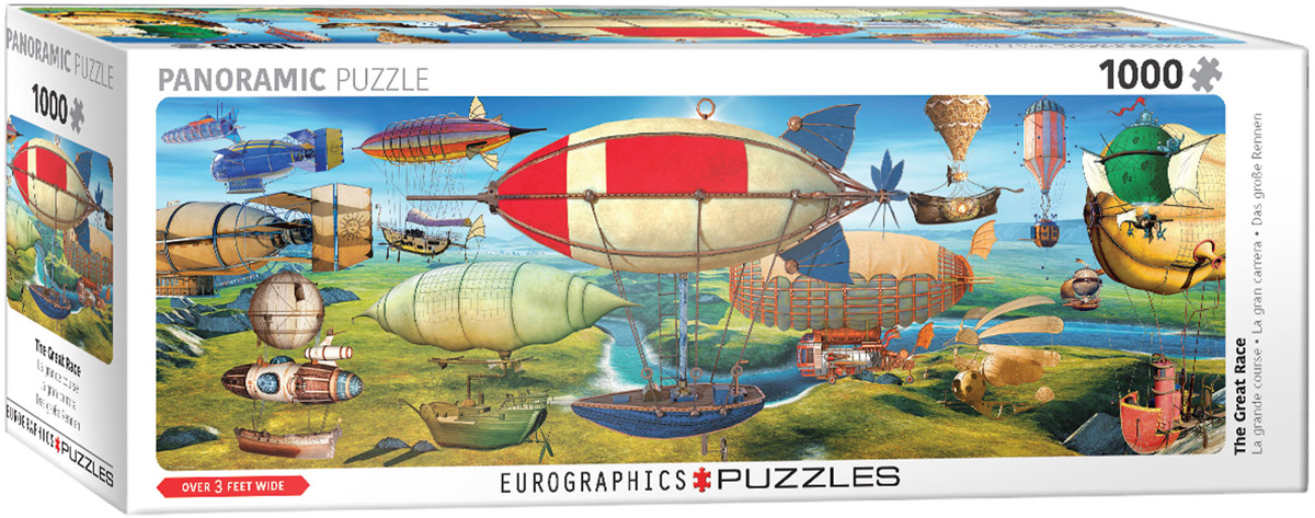 The Great Race Panoramic - 1000pc puzzle