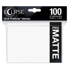 Ultra Pro Sleeves: Eclipse: Matte Arctic White 15612