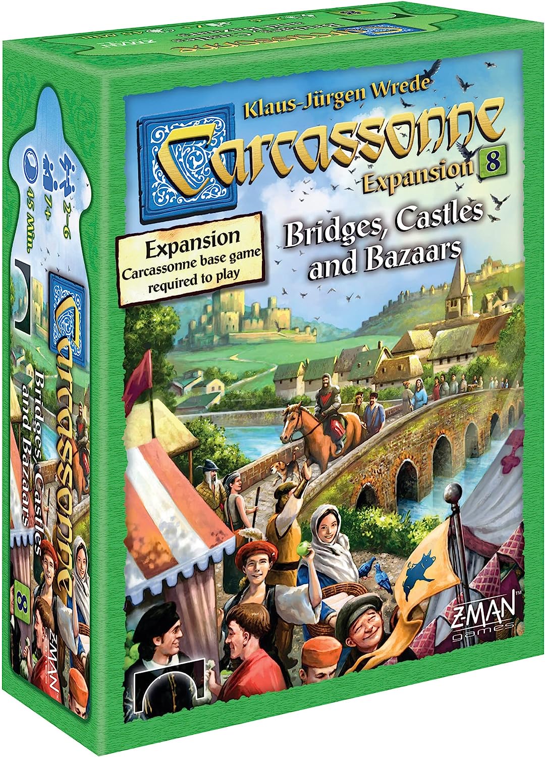 Carcassonne: Expansion 8: Bridges Castles & Bazaars