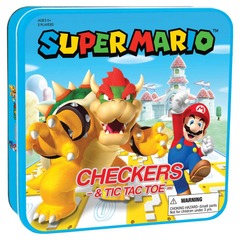 Super Mario Checkers and Tic-Tac-Toe