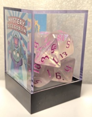 Mystery Dice Goblins: 7 Set Polyhedral Resin Pink Fog A-RES-FOG-PINK