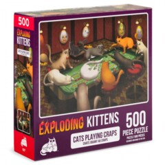 Cats Playing Craps 500pc puzzle