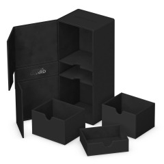 Ultimate Guard Deck Box: Twin Flip n Tray 266+ Xenoskin Black UGD011362