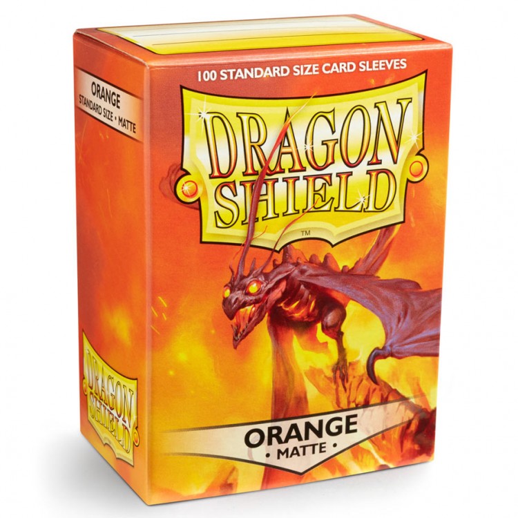Dragon Shield Sleeves: Matte Orange AT-11013