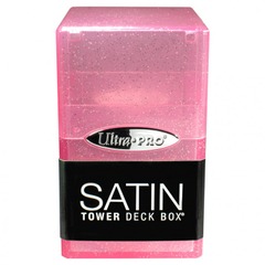 Ultra Pro Deck Box: Satin Tower Glitter Pink 15890