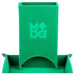 FanRoll Dice (MDG): Dice Tower Fold Up Velvet Green LIC545