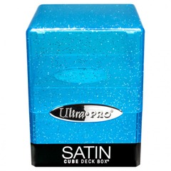 Ultra Pro Deck Box: Satin Cube Glitter Blue 15908