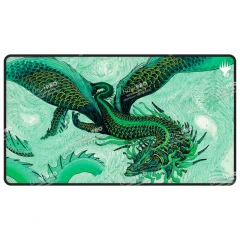 Ultra Pro Playmat: Stitched MTG Tarkir: Dragonstorm Teval Arbiter of Virtue Black 38851