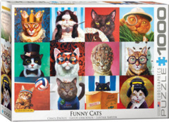 Funny Cats - 1000 pc puzzle