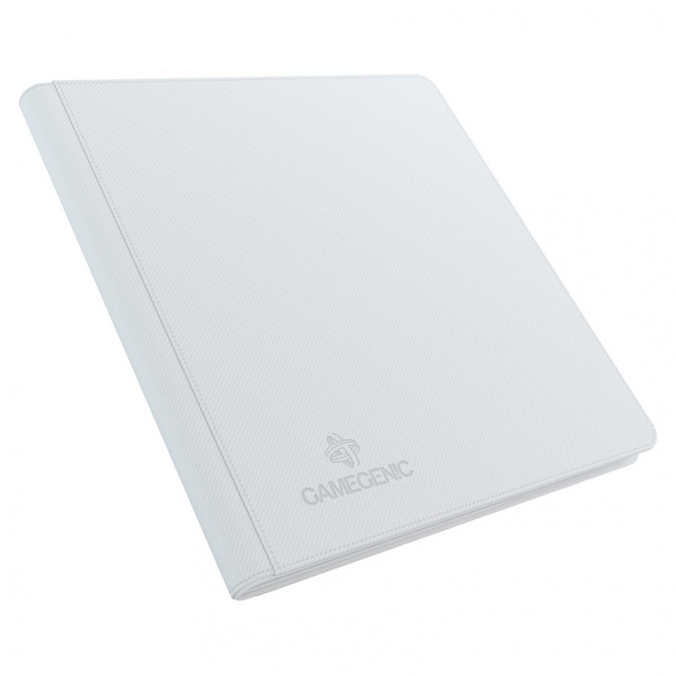 GameGenic Binder: 24-Pocket Zip-up Album White GGS31025ML