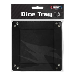 BCW Dice Tray Square LX Black 1-DT-REC-BLK