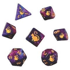 Kitty Clacks 7 Set Polyhedral: Fortuna