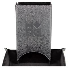 FanRoll Dice (MDG): Dice Tower Fold Up Leather Black LIC543