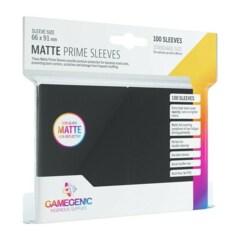 GameGenic Sleeves: Matte Prime Black GGS10030ML