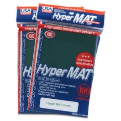 KMC Sleeves: Hyper Matte Green 2062