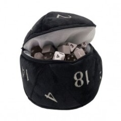 Ultra Pro Dice: D20 Plush Dice Bag Black 15680