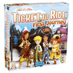 Ticket To Ride: Europe First Journey (blue & white background)