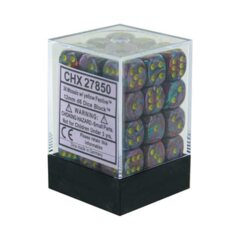 Chessex Dice: 12mm D6 36ct Festive Mosaic Yellow CHX27850