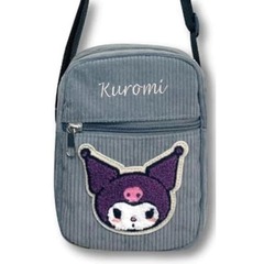 Sanrio Bag: Kuromi Corduroy Shoulder