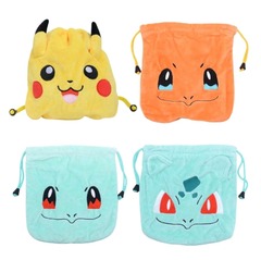 Pokemon Bag: Plush Drawstring (assorted Pokemon)