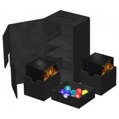 Ultimate Guard Deck Box: Twin Flip n Tray 200+ Xenoskin Black UGD011242